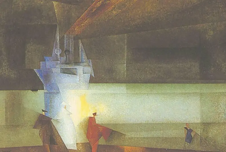 Л Фейнингер Пароход Один 1927 год Л Фейнингер Парусные лодки - фото 257