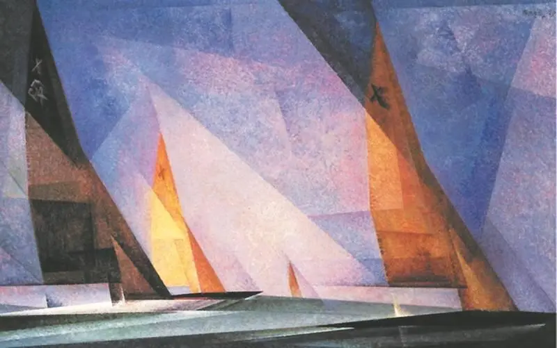 Л Фейнингер Парусные лодки 1929 год Институт искусств Детройт С 1919 - фото 258