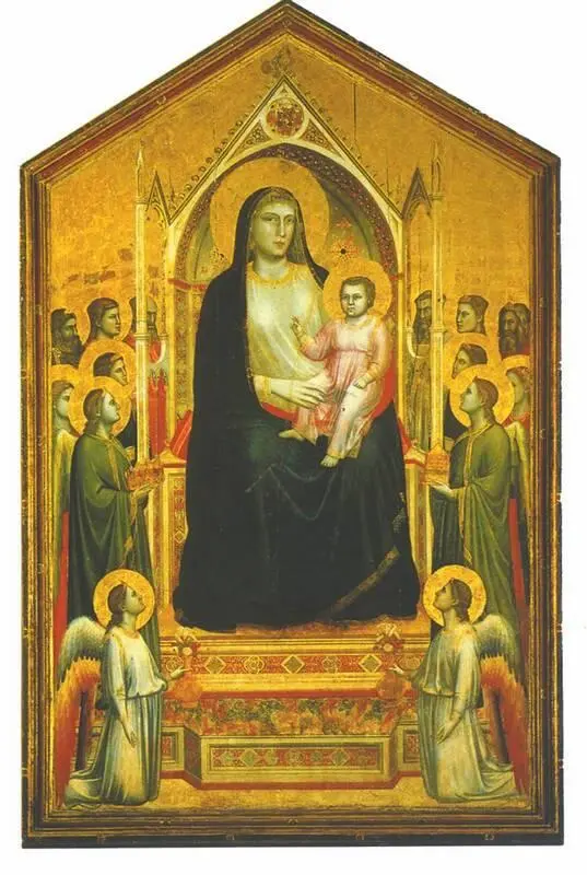 Джотто Мадонна на троне Мадонна Оньисанти около 1310 года Уффици - фото 42