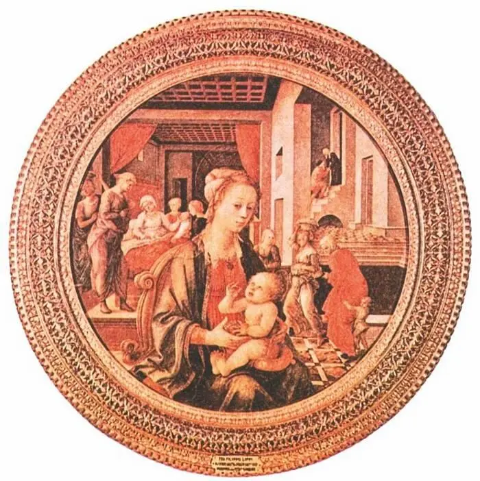 Ф Липпи Мадонна с младенцем и сцены из жизни Марии 1452 год Галерея - фото 62