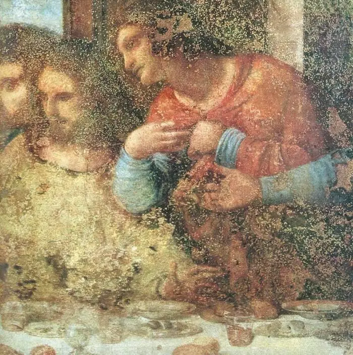 Л да Винчи Тайная вечеря Фрагмент около 14951497 годов монастырь - фото 83