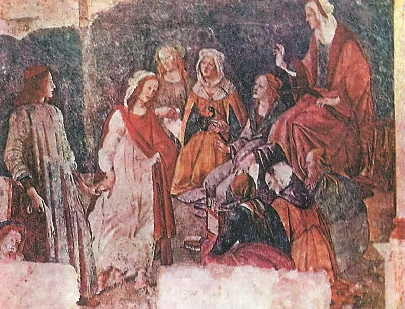 С Боттичелли Лоренцо Торнабуони и свободные искусства около 1480 года - фото 87