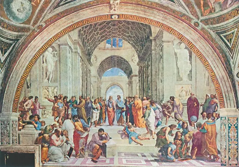Рафаэль Афинская школа 15101511 годы дворец Ватикан Эта работа принесла - фото 103