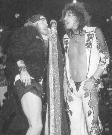 Гитарист Aerosmith Брэд Уитфорд Стиви Никс Стивен Тайлер и Эксл Роуз за - фото 34