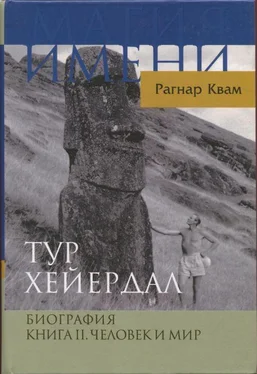 Рагнар Квам-мл. Тур Хейердал. Биография. Книга II. Человек и мир обложка книги