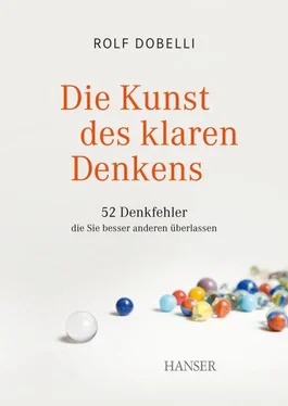 Rolf Dobelli Die Kunst des klaren Denkens обложка книги