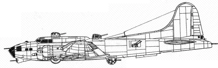 YB40 B17 G последних серий Носовая часть фюзеляжа - фото 26