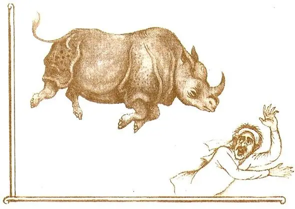 Носороги легко приходят в ярость Вид бегущего человека привел зверя в - фото 31