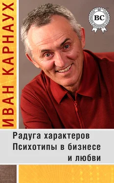 Иван Карнаух Радуга характеров. Психотипы в бизнесе и любви обложка книги