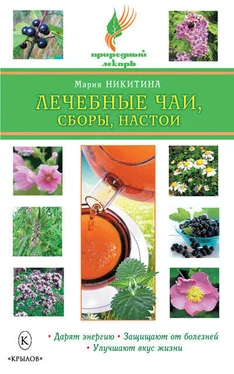 Мария Никитина Лечебные чаи, сборы, настои обложка книги