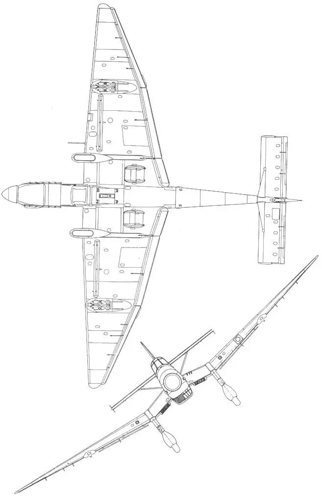 Ju 87 D1 ранняя производственная серия на стойках шасси сирены Ju 87 - фото 51