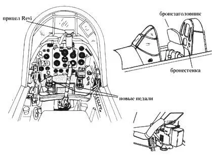 Кабина пилота Пилотская кабина самолета Junkers 87D1 1 Зеркальный прицел - фото 138
