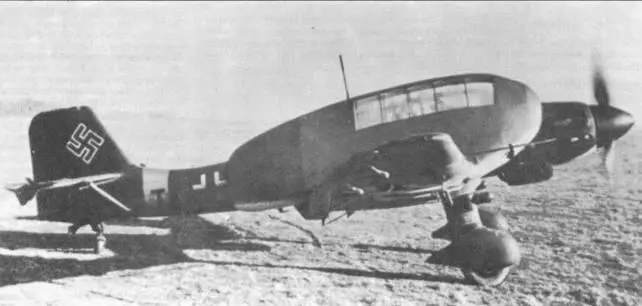 Ju 87 D3 с двумя кабинками для диверсантов Это был проект который не нашел - фото 166