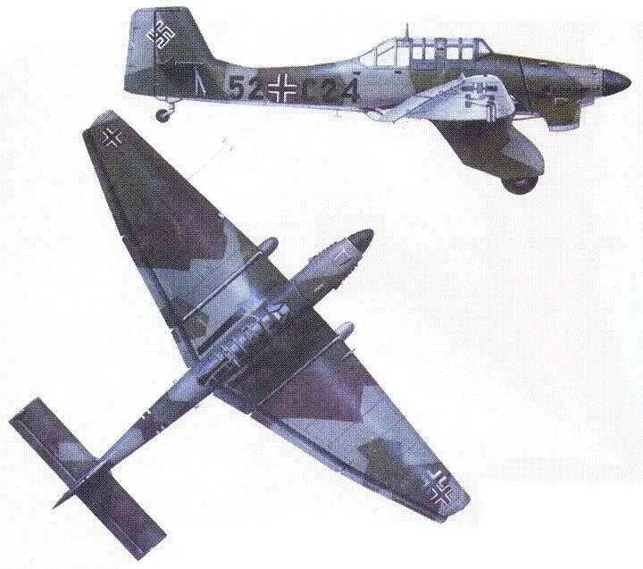 Ju 87А2 из StG 165 Германия 1938 г Этот Ju 87А2 использовался в - фото 172