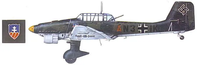 Ju 87B1 из StG 2 март 1941 г Ju 87В1 майора А Ортофера из IIStG - фото 174