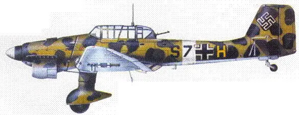 Один из первых прибывших в Северную Африку Ju 87В2 из StG 3 Ju 87 В1 из - фото 176