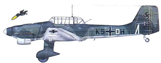 Ju 87 В1 из IStG 1 сентябрьская кампания 1939 г Ju 87 R2 из 9StG 2 - фото 177