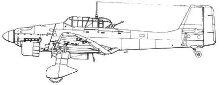 Ju 87B2 Ju 87R2 Ju 87C1 Ju 87D1 ранний - фото 22