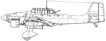 Ju 87R2 Ju 87C1 Ju 87D1 ранний Ju 87D3 - фото 23