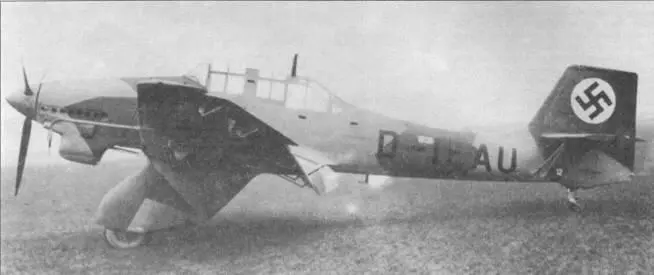 Двенадцатый серийный самолет Ju87A1 регистрационный код DIEAU имел - фото 30