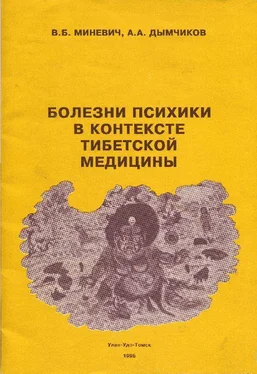 Владимир Миневич Болезни психики в контексте тибетской медицины обложка книги