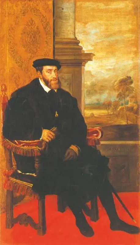 Тициан Портрет Карла V у открытой лоджии 1548 Старая пинакотека Мюнхен - фото 42