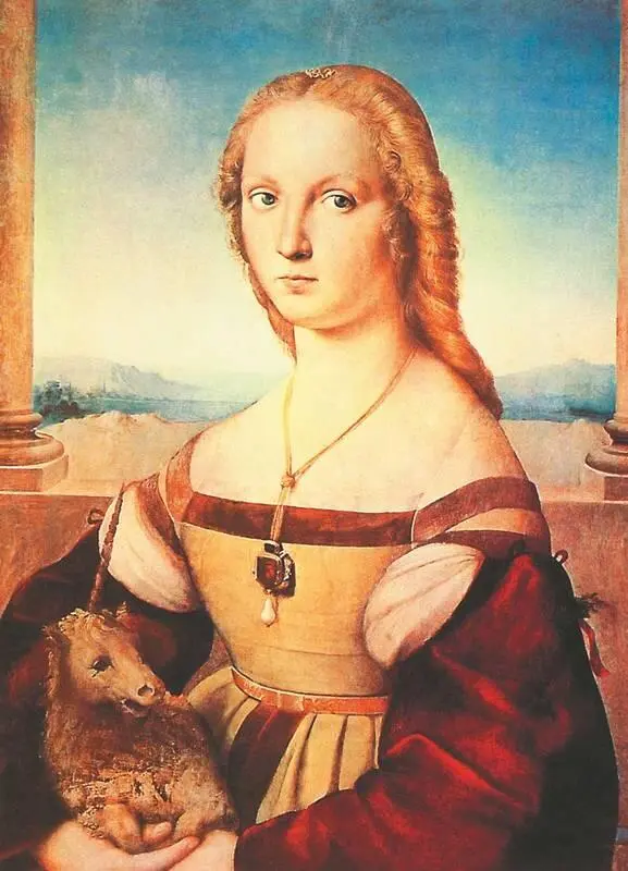 Рафаэль Портрет женщины с единорогом 15051506 галерея Боргезе Рим - фото 46