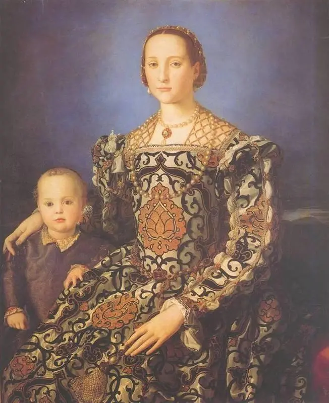 А Бронзино Герцогиня Элеонора Толедская с сыном ок 1546 галерея Уффици - фото 60