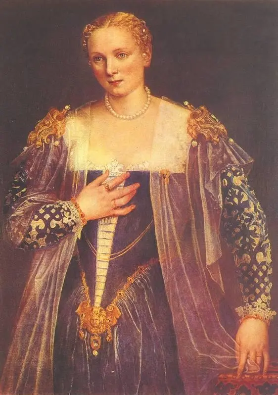 П Веронезе Женский портрет ок 1560 Лувр Париж В творчестве Веронезе - фото 66