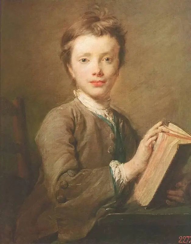 Ж Б Перроно Портрет мальчика с книгой 17451746 Эрмитаж СанктПетербург - фото 97