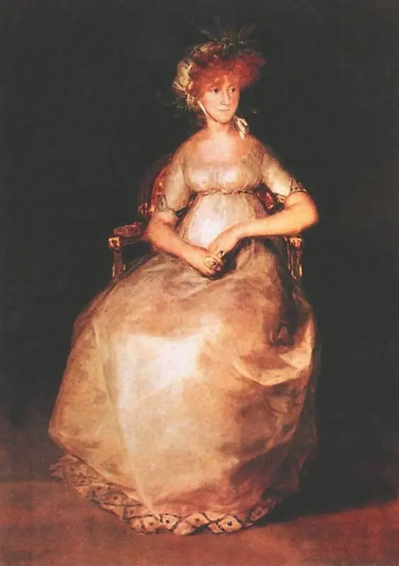 Ф Гойя Портрет графини де Чинчон 1800 частное собрание Мадрид Вскоре - фото 108