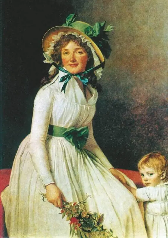 Ж Л Давид Портрет мадам Серизиа 1795 Лувр Париж Важное место в - фото 117