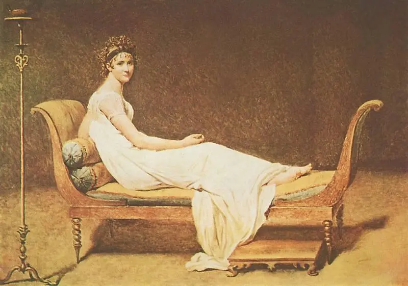 Ж Л Давид Портрет мадам Рекамье 1800 Лувр Париж Давид не мог - фото 119