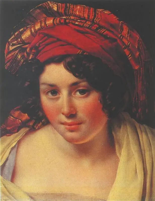 П П Прюдон Голова женщины в тюрбане ок 1820 Эрмитаж СанктПетербург - фото 121