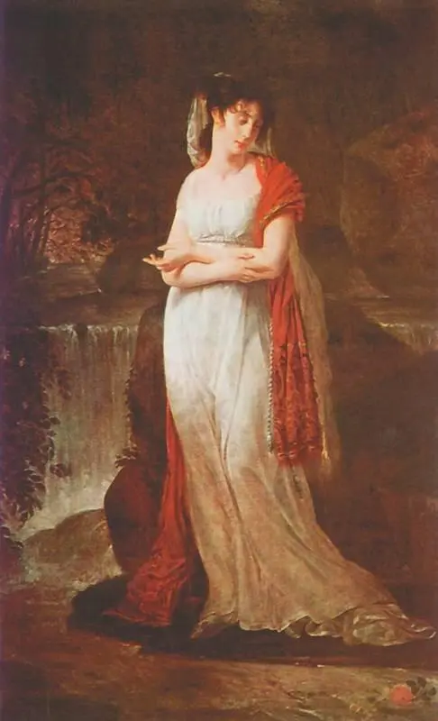 А Ж Гро Портрет Кристины Буайе ок 1800 Лувр Париж В стиле парадного - фото 127