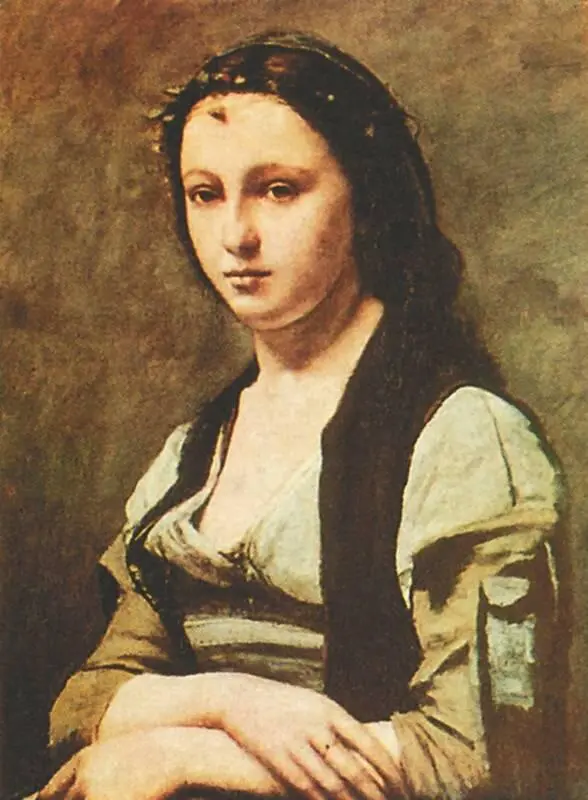 К Коро Женщина с жемчужиной ок 1869 Лувр Париж Портретом пожалуй - фото 143