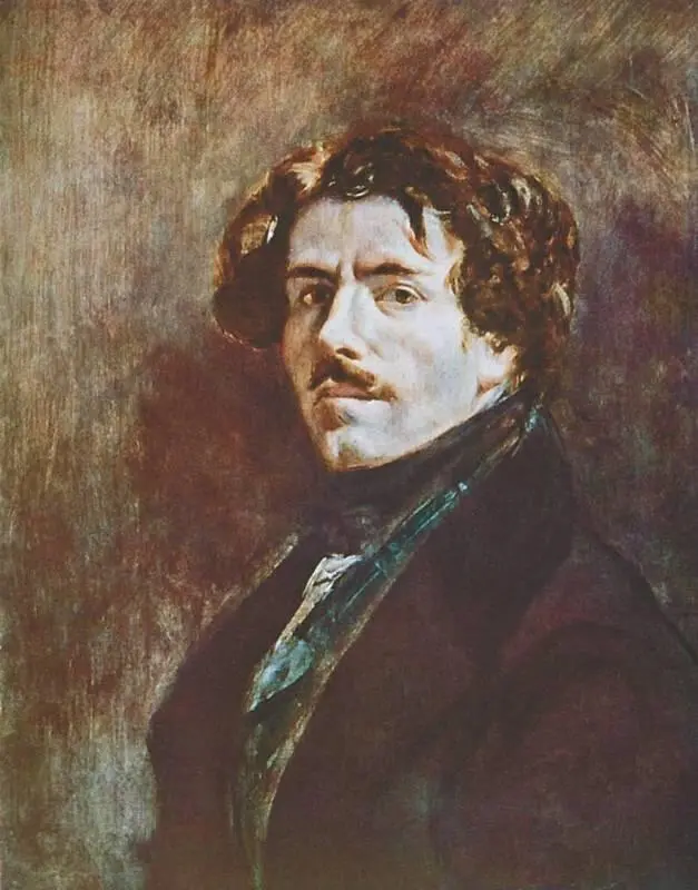 Э Делакруа Автопортрет в зеленом жилете середина 1830х Лувр Париж В - фото 144