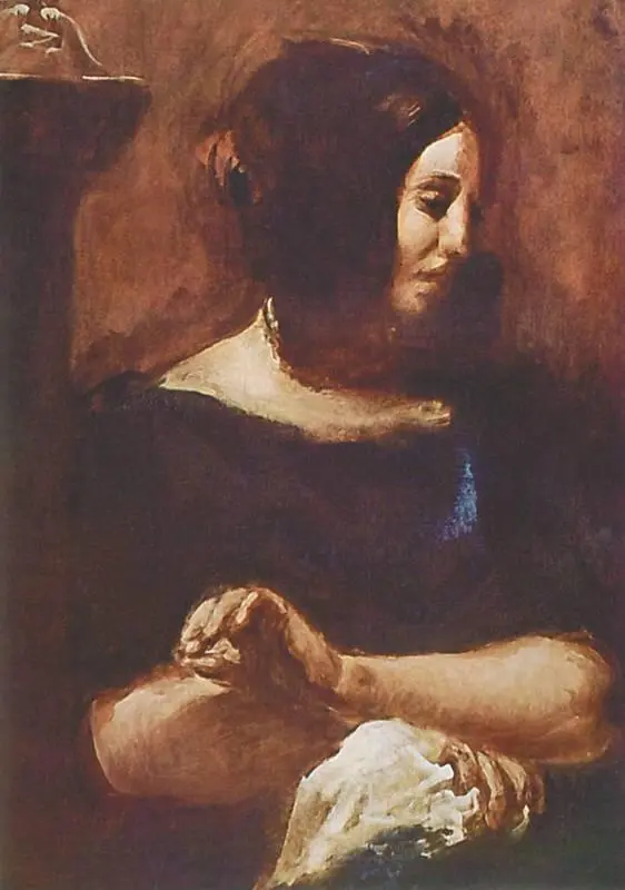 Э Делакруа Портрет Жорж Санд 1838 Государственный художественный музей - фото 145