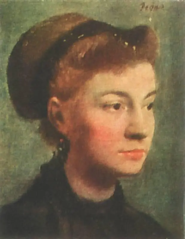 Э Дега Портрет молодой женщины ок 1867 Лувр Париж В одном из писем - фото 165