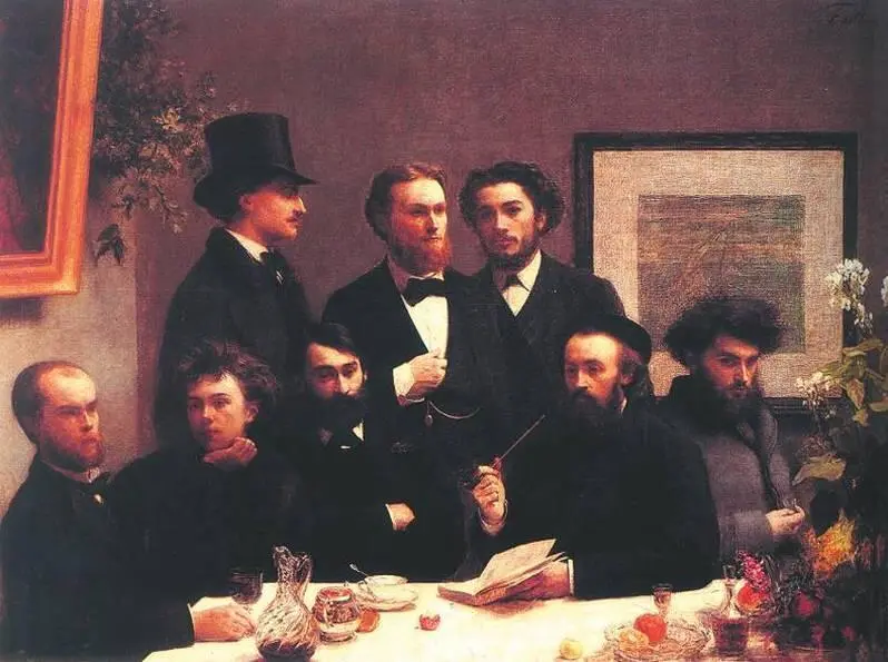 А ФантенЛатур Угол стола 1872 музей Орсе Париж Знаменитый художник - фото 168