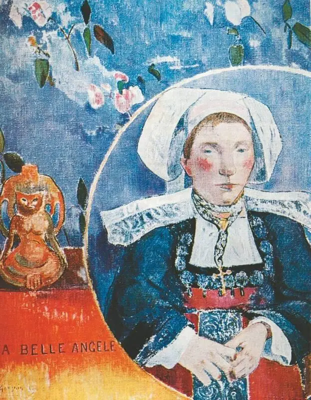 П Гоген Прекрасная Анжель 1889 Лувр Париж Художественная манера Гогена - фото 181