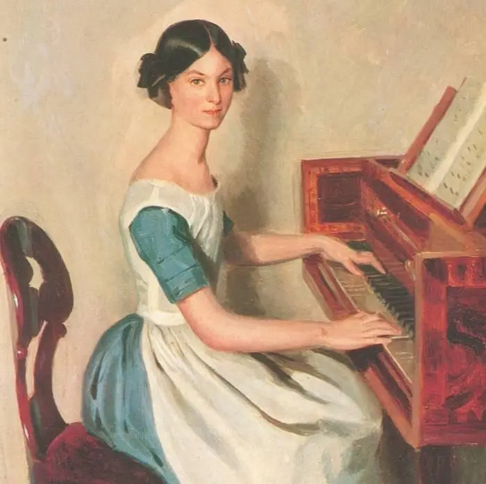 П А Федотов Н П Жданович за фортепьяно 1849 Русский музей - фото 215