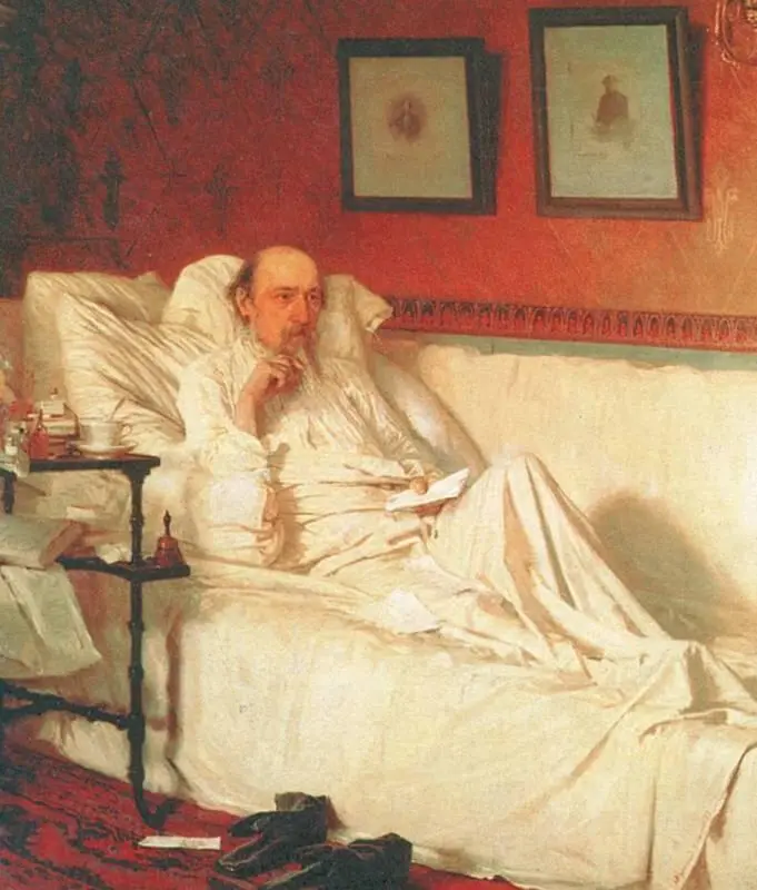 И Н Крамской Н А Некрасов в период Последних песен 18771878 - фото 218