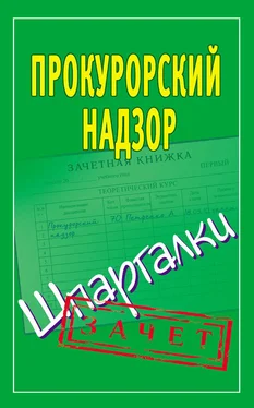 Павел Смирнов Прокурорский надзор. Шпаргалки обложка книги