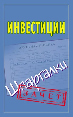 Павел Смирнов Инвестиции. Шпаргалки обложка книги