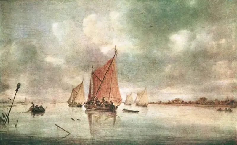 Я ван Гойен Вид на реке Маас 1645 Эрмитаж СанктПетербург Я ван - фото 26