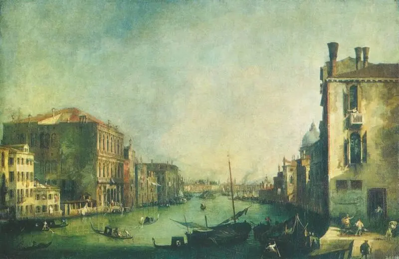 А Каналетто Большой канал в Венеции 17251726 Картинная галерея Дрезден - фото 36