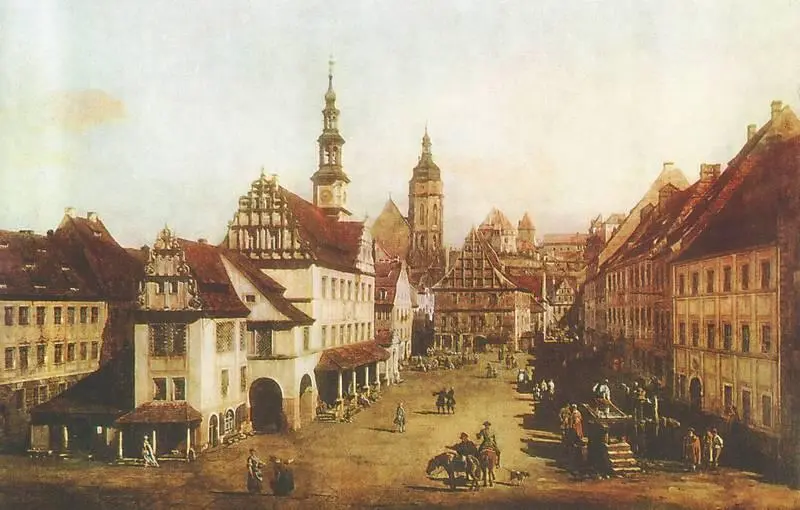 Б Беллотто Рыночная площадь в Пирне на Эльбе Музей изобразительных - фото 43