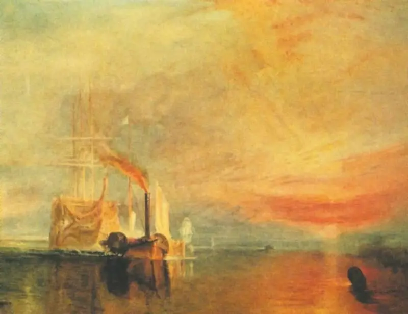 Дж М У Тёрнер Последний рейс корабля Отважный 18381839 Галерея Тейт - фото 58