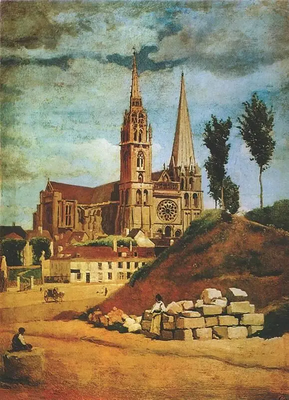 К Коро Собор в Шартре 1830 Лувр Париж Коро принадлежит первенство в - фото 71